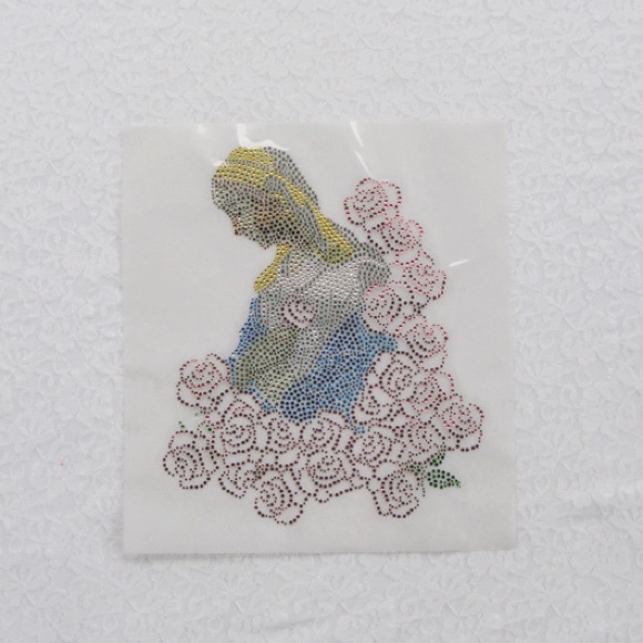 Virgin Mary Iron on Rhinestone Embellishment - Picture 3 of 3